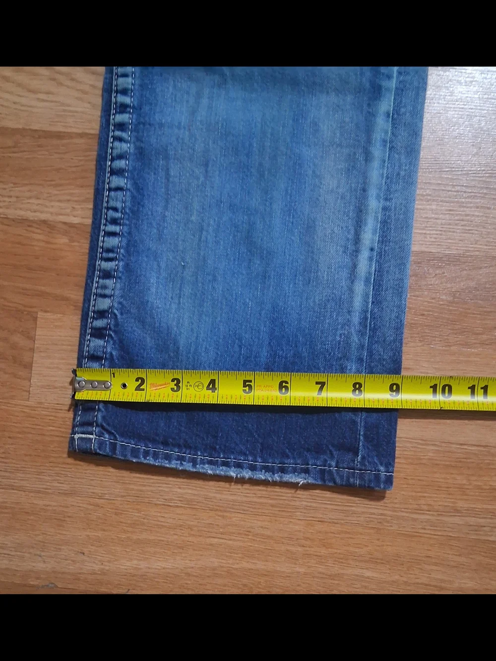 True Religion Men's Straight Jeans - Light Blue Faded Wash